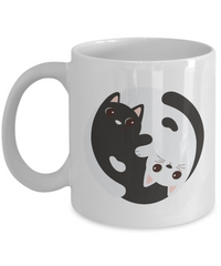 Thumbnail for YING YANG-fun cat coffee mug