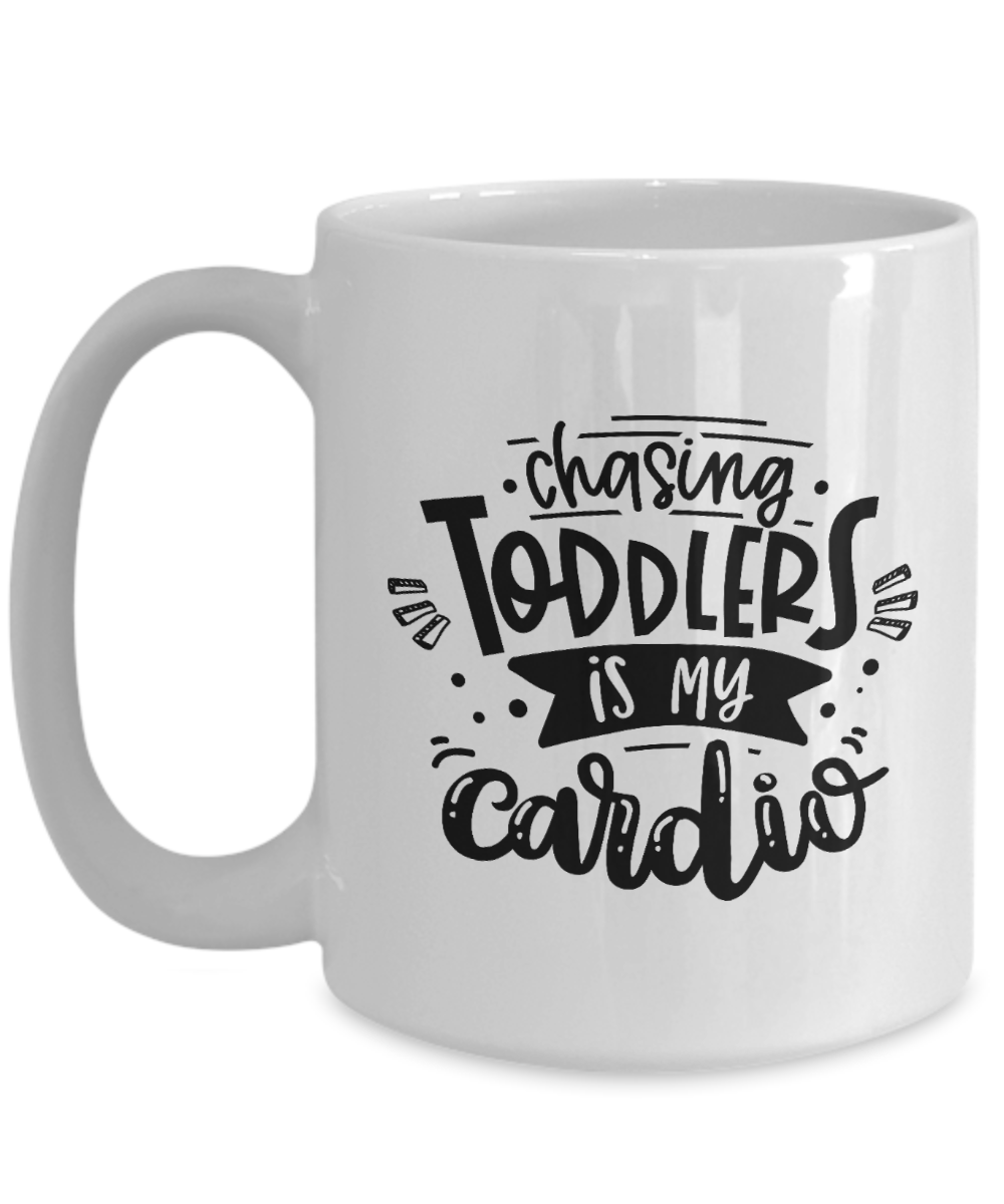 Chasing toddlers is my cardio-Mug 🏃🏻‍♀️🏃🏻‍♂️