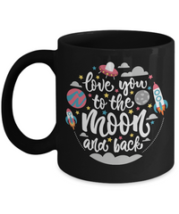 Thumbnail for Love you to the moon and back-fun mug
