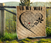 Thumbnail for To My Wife I Love You Quilt