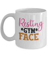 Thumbnail for Funny Mug, Resting Gym Face, Coffee Cup