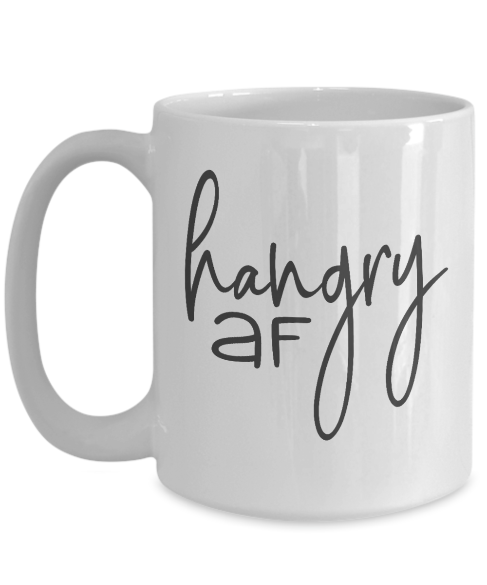 Funny Mug - Hangry AF - Coffee Cup