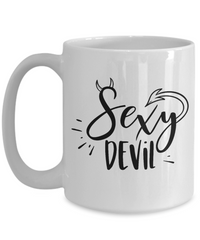 Thumbnail for Funny Mug - Sexy Devil - Coffee Cup