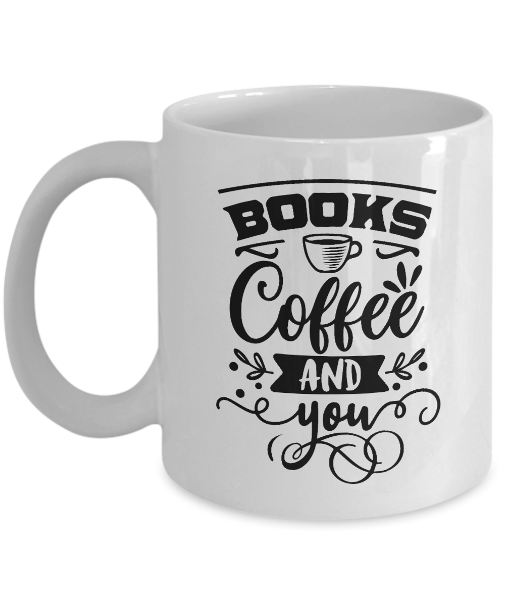 Books coffee and you-Fun Mug
