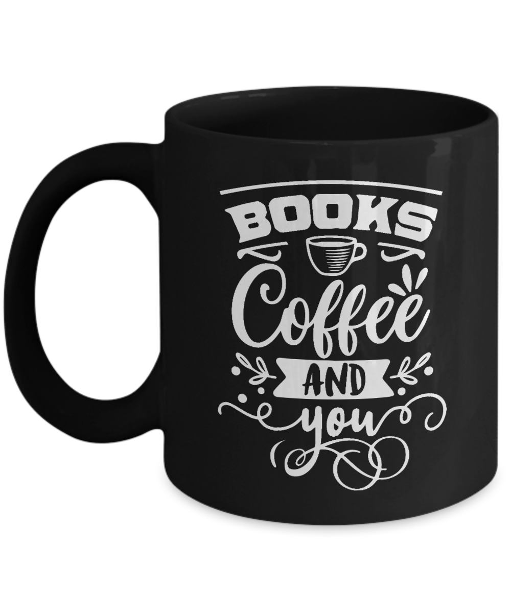 Books coffee and you-fun coffee cup