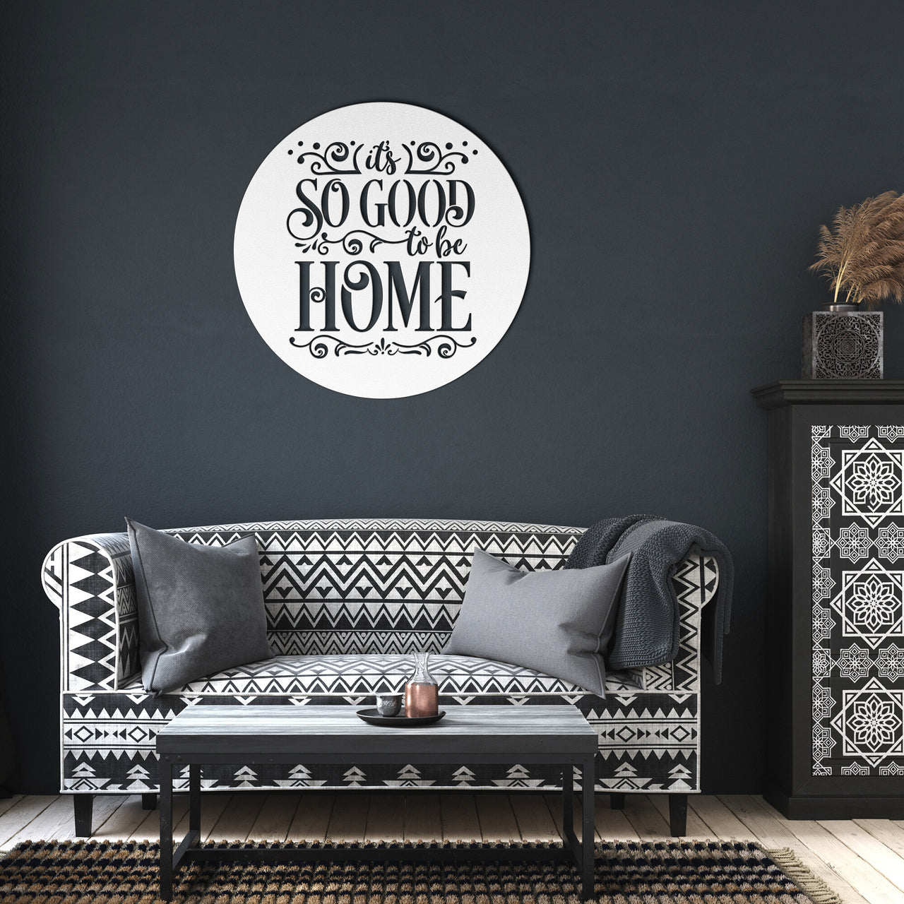 its so good to be home_Steel Wall Art