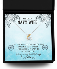 Thumbnail for My Dear Navy Wife Necklace
