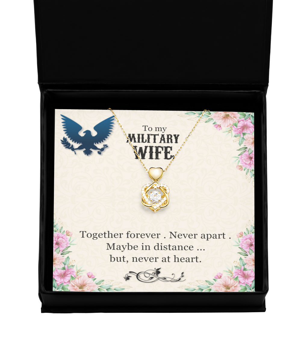 To My Military Wife-Necklace