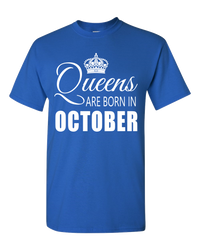 Thumbnail for Queens are born in October_T-Shirt_840 - JaZazzy 
