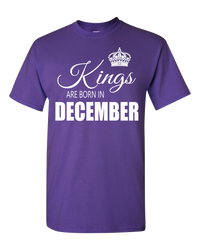 Thumbnail for Kings are born in December_T-Shirt_840 - JaZazzy 