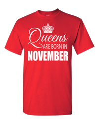 Thumbnail for Queens are born in November_T-Shirt_840 - JaZazzy 