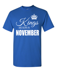 Thumbnail for Kings are born in November_T-Shirt_840 - JaZazzy 