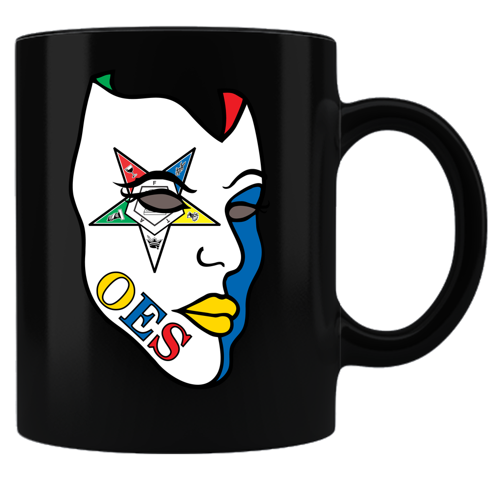 OES Mask Coffee Mug - Black - JaZazzy 