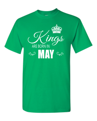 Thumbnail for Kings are born in May_T-Shirt_840 - JaZazzy 