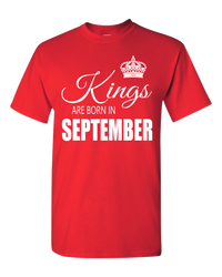 Thumbnail for Kings are born in September_T-Shirt_840 - JaZazzy 