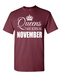 Thumbnail for Queens are born in November_T-Shirt_840 - JaZazzy 