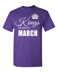 Thumbnail for Kings are born in March_T-Shirt_840 - JaZazzy 