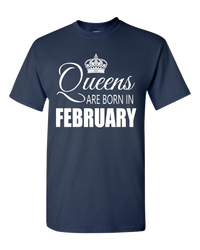 Thumbnail for Queens are born in February_T-Shirts_840 - JaZazzy 