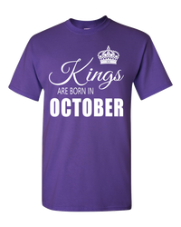 Thumbnail for Kings are born in October_T-Shirt_840 - JaZazzy 