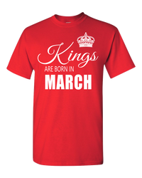 Thumbnail for Kings are born in March_T-Shirt_840 - JaZazzy 