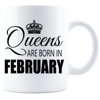 Thumbnail for Queens are born in February_T-Shirts_840 Coffee Mug - White - JaZazzy 