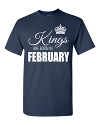 Thumbnail for Kings are born in February_T-Shirt_840 - JaZazzy 