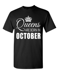 Thumbnail for Queens are born in October_T-Shirt_840 - JaZazzy 