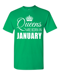 Thumbnail for Queens are born in January_T-Shirt_840 - JaZazzy 