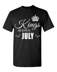 Thumbnail for Kings are born in July_T-Shirt_840 - JaZazzy 
