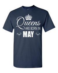 Thumbnail for Queens are born in May_T-Shirt_840 - JaZazzy 