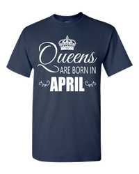 Thumbnail for Queens are born in April_T-Shirt_840 - JaZazzy 