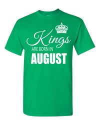Thumbnail for Kings are born in August_T-Shirt_840 - JaZazzy 