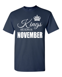 Thumbnail for Kings are born in November_T-Shirt_840 - JaZazzy 