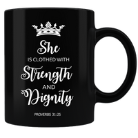 Thumbnail for Proverbs 31 Coffee Mug - Black - JaZazzy 
