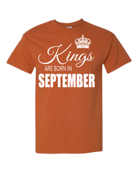 Thumbnail for Kings are born in September_T-Shirt_840 - JaZazzy 