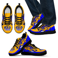 Thumbnail for Simeon Mascot Sneaker-258B Mens-Blue/Gold - JaZazzy 
